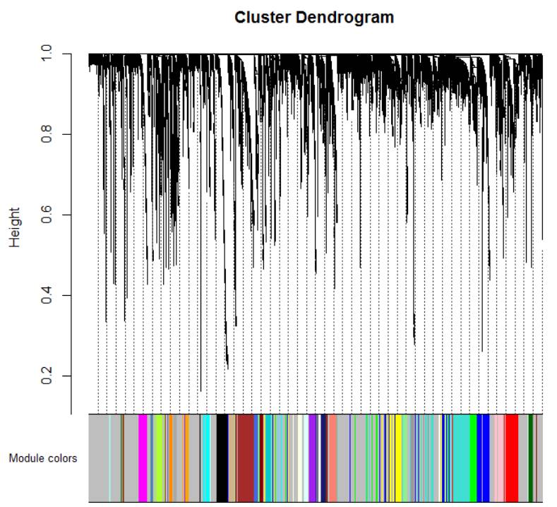 TCGA的乳腺癌RNA-seq数据WGCNA分析示例